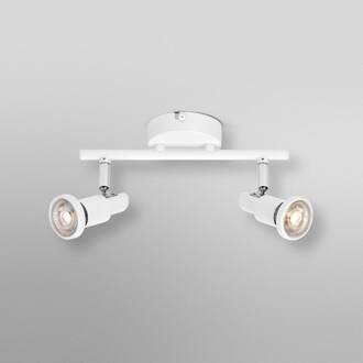 OSRAM plafondspot, wit, 2-lamps, metaal, GU10-LED 927 dimbaar