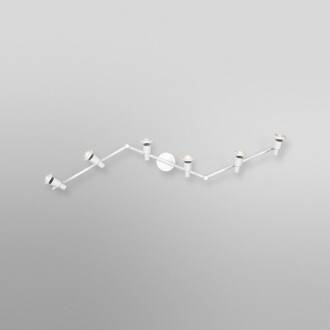 OSRAM plafondspot, wit, 6-lamps, metaal, GU10-LED 927 dimbaar