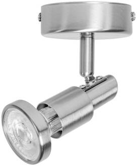 OSRAM plafondspot, zilver, metaal 1-lamp. GU10-LED 2.700 K