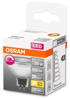 OSRAM Spot MR16 LED 36 ° variabel glas - 8W equivalent 50 GU5.3 - Warm wit
