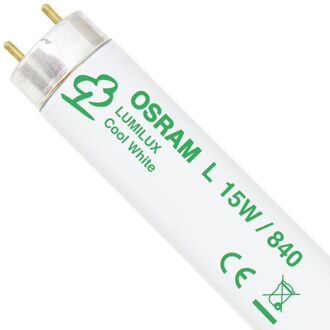 OSRAM T8 L 15w/840 Lumilux Cool White Ø2.6x43.7cm 950lm Wit