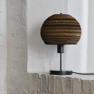 OSRAM tafellamp BALL, bruin, hoogte 39 cm, golfkarton, E27