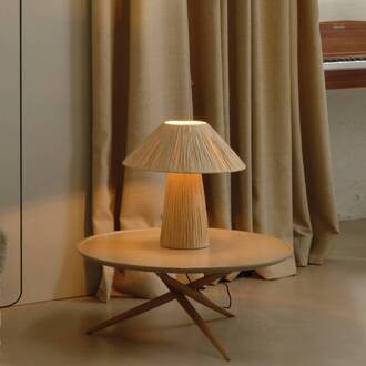 OSRAM tafellamp Decor Bamboo Paper Hut, bamboe, E27 lichtbruin