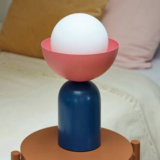 OSRAM tafellamp Decor Bowl, blauw/roze, staal, E14 blauw, roze