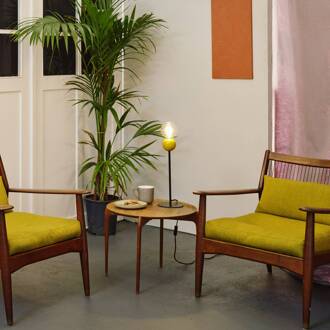 OSRAM tafellamp Decor Bubble, geel, 1-lamp, staal, E27 geel, zwart