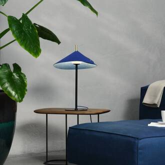 OSRAM tafellamp Decor Flip, blauw, vilt, G9, verstelbaar