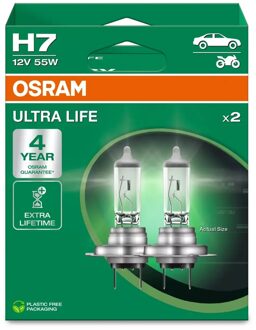 Osram Ultra Life 12V H7 - 2 stuks 64210ULT2HB