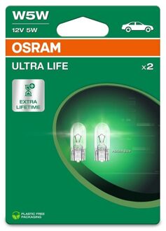Osram Ultra Life 12V W5W - 2 stuks 2825ULT2BL