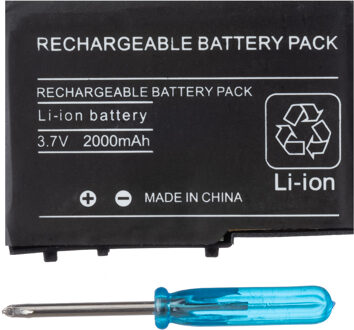 Ostent 2000Mah 3.7V Oplaadbare Lithium-Ion Batterij + Tool Pack Kit Voor Nintendo Dsl Nds Lite