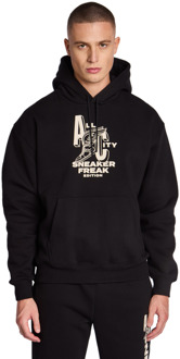 Oswego Hoodies Heren - Zwart - Maat XS - Katoen Fleece Black