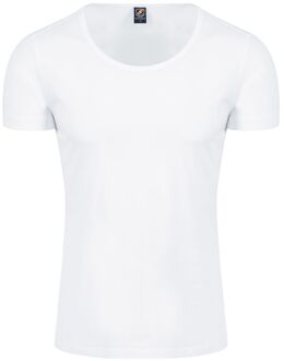 Otaru T-Shirt Brede Ronde Hals Wit 4-Pack - S,L,XL,M