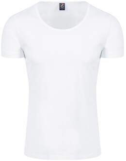 Otaru T-Shirt Brede Ronde Hals Wit 6-Pack - S,M,L,XL,XXL