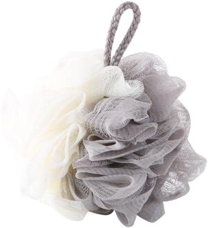 OTHERHOUSE Bad Spons Body Scrubber Bad Bal Loofah Massage Lichaam Scrubben Bad Bloem Douche Spons Badkamer Accessoire grijs en Beige