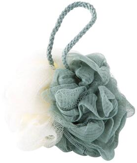 OTHERHOUSE Bad Spons Body Scrubber Bad Bal Loofah Massage Lichaam Scrubben Bad Bloem Douche Spons Badkamer Accessoire groen en Beige
