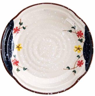 OTHERHOUSE Keramische Ontbijt Diner Platen Snacks Snoep Schotel Fruitschaal Creatieve Servies Dessert Taart Plaat Salade Gerechten 8duim B