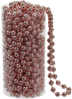 Othmar decorations Kralenslinger - koper - kunststof - 8 meter - kerstversiering/kerstslingers