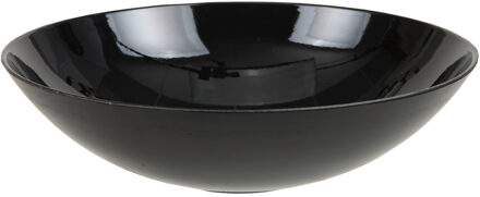 Othmar decorations Kunststof decoratie schaal zwart rond D28 cm