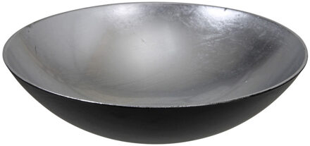 Othmar decorations Planten schaal - zilver - kunststof - D28 cm - bloembak - plantenbak