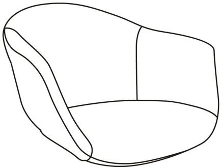 Otis zitting cottonbeige