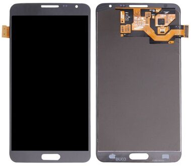 Otmil 5.5 "Amoled Lcd Voor Samsung Galaxy N7505 /Note3 Neo Mini Lite Display Frame Digitizer Reparatie Onderdelen Touch screenSM-N7505 grijs nee kader