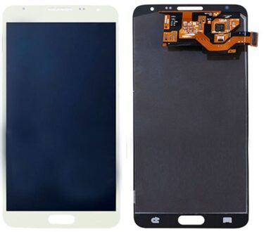Otmil 5.5 "Amoled Lcd Voor Samsung Galaxy N7505 /Note3 Neo Mini Lite Display Frame Digitizer Reparatie Onderdelen Touch screenSM-N7505 wit nee kader