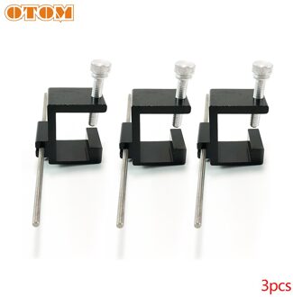 Otom Motorfiets Universele T-08A Aluminium Ketting Aanpassen Alignment Tool Montage Assistent Voor Honda Ktm Kawasaki Yamaha Suzuki 3 stk zwart