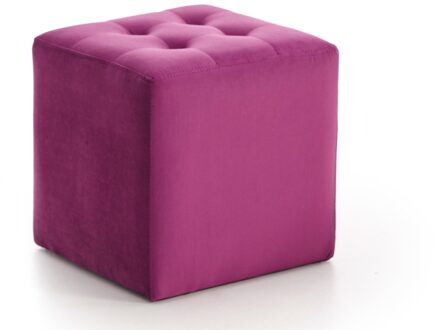 Otoman Bladerdeeg Arcoiris,O Kruk Is Een Zachte Fluwelen Stof Rosa