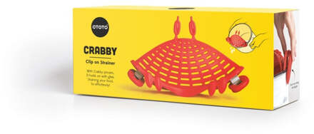 Ototo Crabby siliconen afgieter Rood