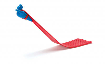 Ototo Pan Man Spatel - Blauw/Rood