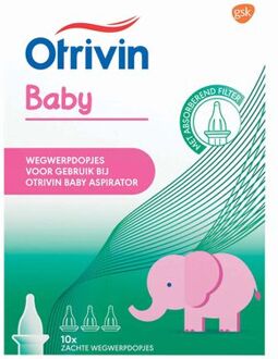 Otrivin Baby Aspirator Wegwerp neusdopjes - 10 stuks - Navulverpakking