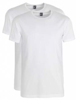 Ottawa Wit Ronde Hals Heren T-shirt 2-Pack - XL