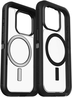 Otterbox Defender Pro Backcover met MagSafe voor de Apple iPhone 15 Pro - Transparant