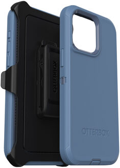 Otterbox Defender Rugged Backcover voor de iPhone 15 Pro Max - Baby bluejeans Blauw