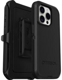 Otterbox Defender Rugged Backcover voor de iPhone 15 Pro - Zwart