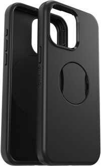 Otterbox Otter + Pop Symmetry Backcover voor de Apple iPhone 15 Pro Max - Zwart
