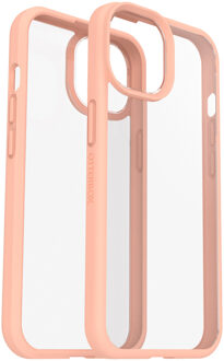 Otterbox React Backcover voor de iPhone 15 - Transparant / Peach Oranje