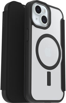 Otterbox React Folio Backcover voor de Apple iPhone 13/14/15/16e - Clear / Black Transparant