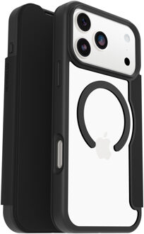 Otterbox React Folio Backcover voor de Apple iPhone 17 Pro Max - Clear / Black Zwart