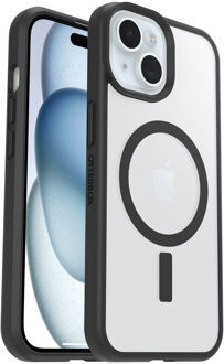 Otterbox React MagSafe voor de Apple iPhone 13/14/15/16e - Clear / Black Transparant