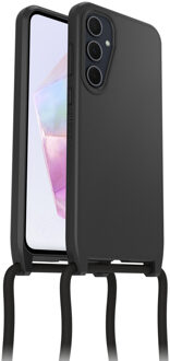 Otterbox React Necklace Backcover voor de Samsung Galaxy A35 - Black Zwart