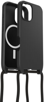 Otterbox React Necklace MagSafe voor de Apple iPhone 16 - Black Zwart