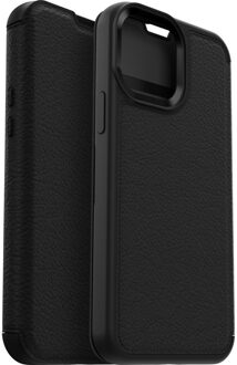 Otterbox Strada Case wallet hoes - iPhone 13 Pro Max - Zwart + Lunso Tempered Glass