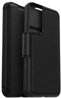 Otterbox Strada Case wallet hoes - Samsung Galaxy S22 Plus - Zwart + Lunso Tempered Glass