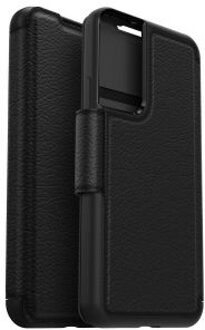 Otterbox Strada Case wallet hoes - Samsung Galaxy S22 Plus - Zwart + Lunso Tempered Glass