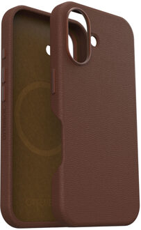 Otterbox Symmetry Cactus leren Backcover met MagSafe voor de Apple iPhone 16 - Rich Adobe Brown Bruin