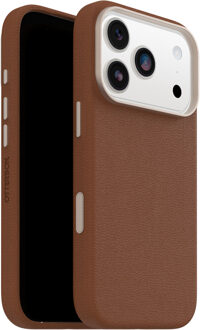 Otterbox Symmetry Cactus leren Backcover met MagSafe voor de Apple iPhone 17 Pro - Desert Sadle Bruin
