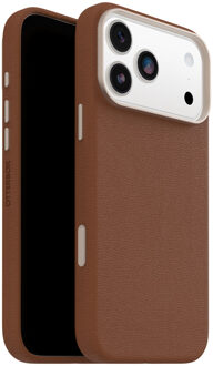 Otterbox Symmetry Cactus leren Backcover met MagSafe voor de Apple iPhone 17 Pro Max - Desert Sadle Bruin