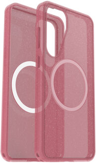 Otterbox Symmetry Clear Backcover MagSafe voor de Samsung Galaxy S25 Plus - Thimbleberry Roze