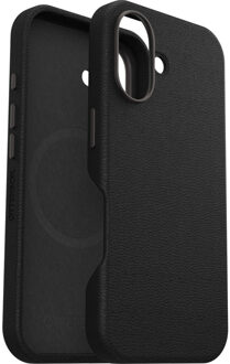 Otterbox Symmetry iPhone 16 Cactus leren hoesje - Magsafe Backcover - Noir Ash Zwart