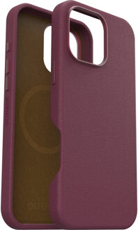 Otterbox Symmetry iPhone 16 Pro Max Cactus leren hoesje - Magsafe Backcover - Maroon Bells Rood